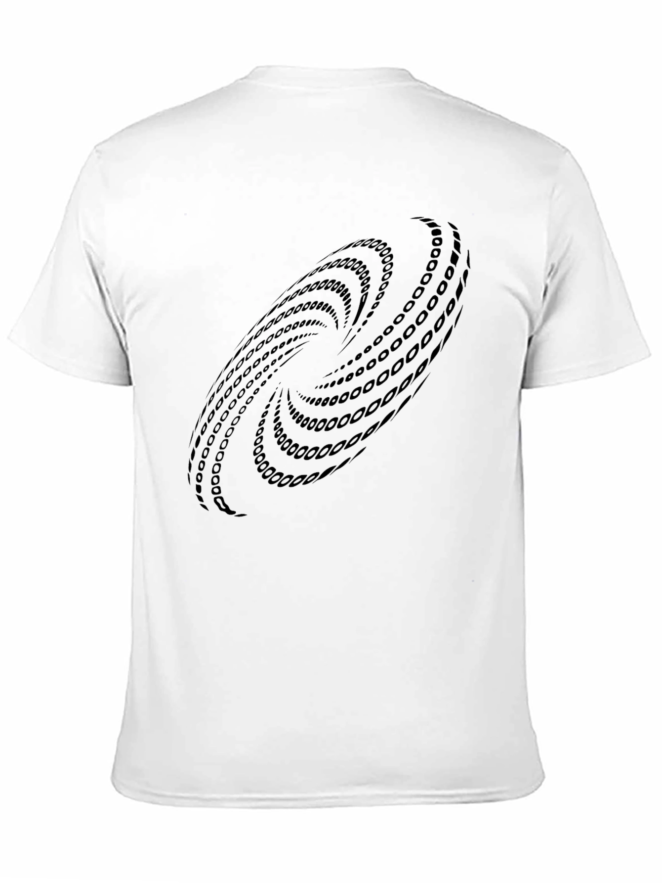 Optical Illusion Black T-Shirt