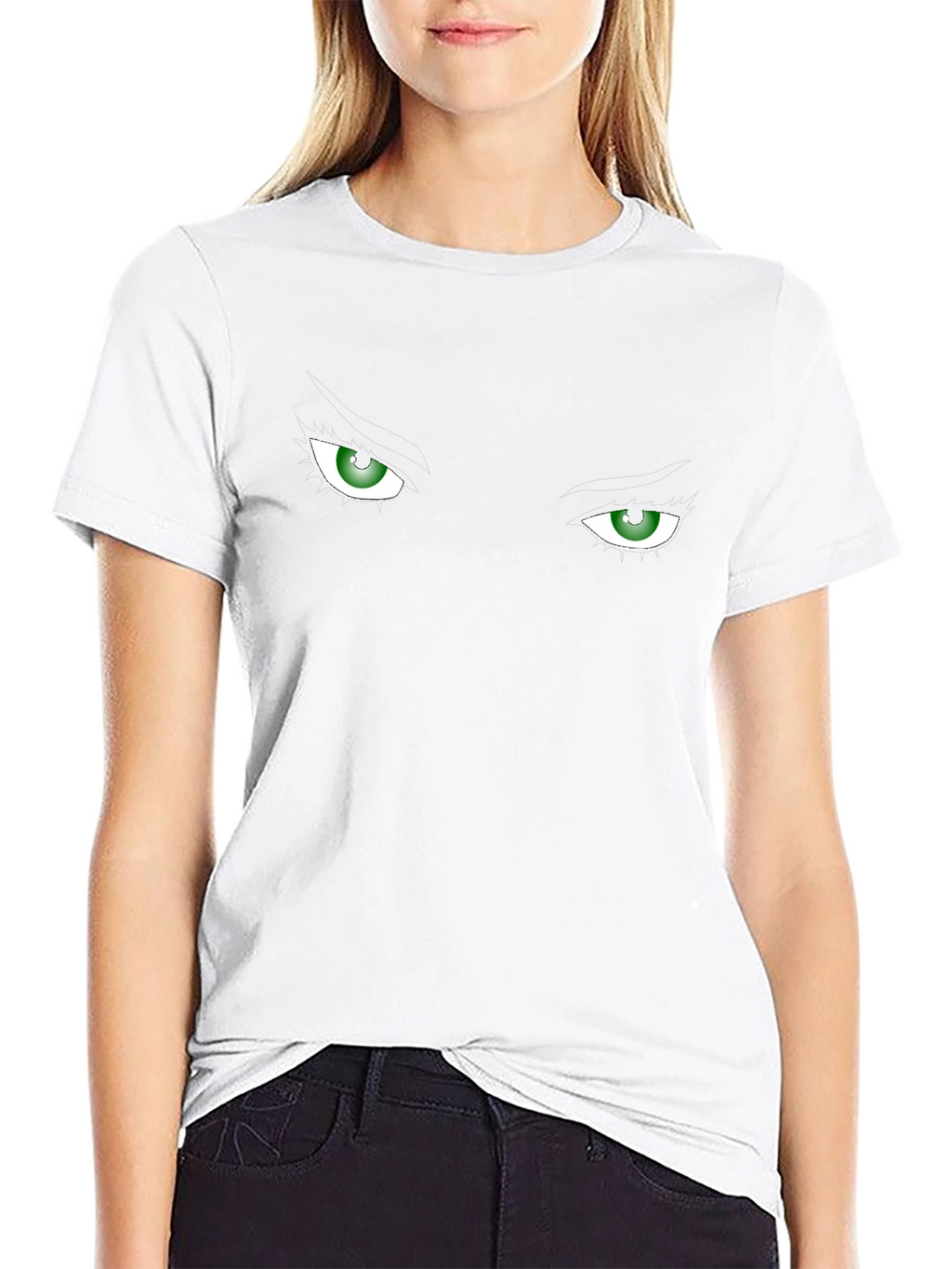 Eyes Graphic Tee - Bold Black Shirt