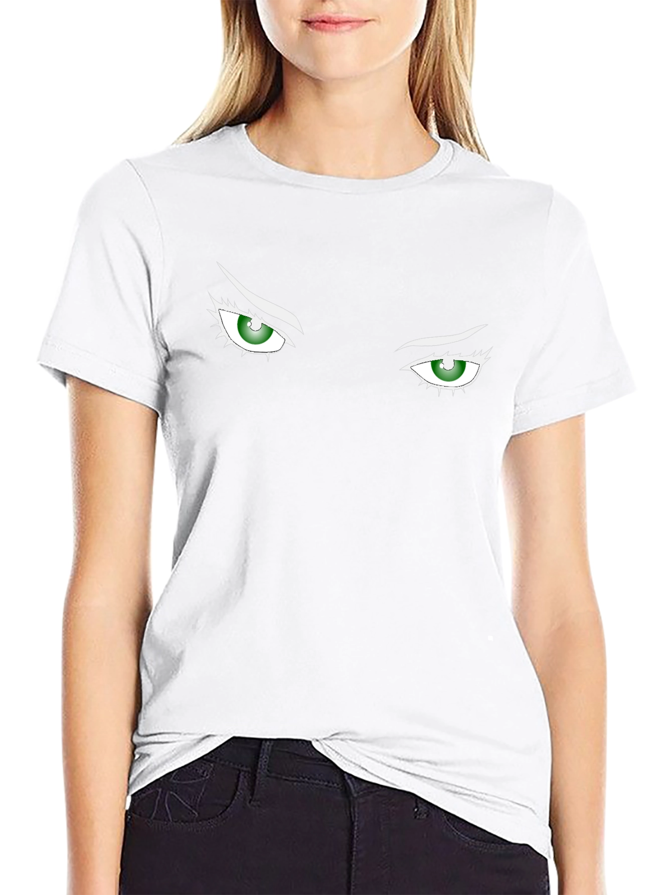 Eyes Graphic Tee - Bold Black Shirt