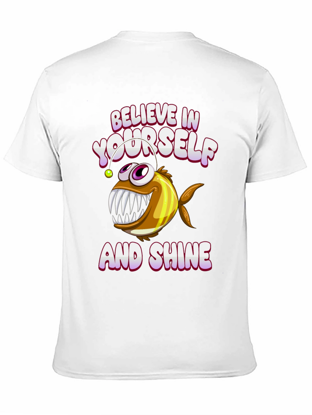 Believe in Yourself Angler Fish Graphic Tee