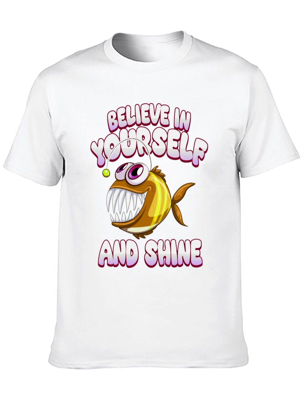 Believe in Yourself Angler Fish Graphic Tee