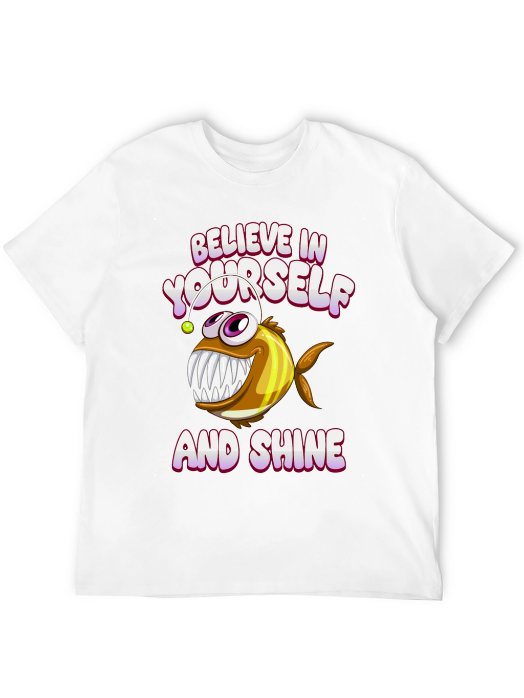 Believe in Yourself Angler Fish Graphic Tee