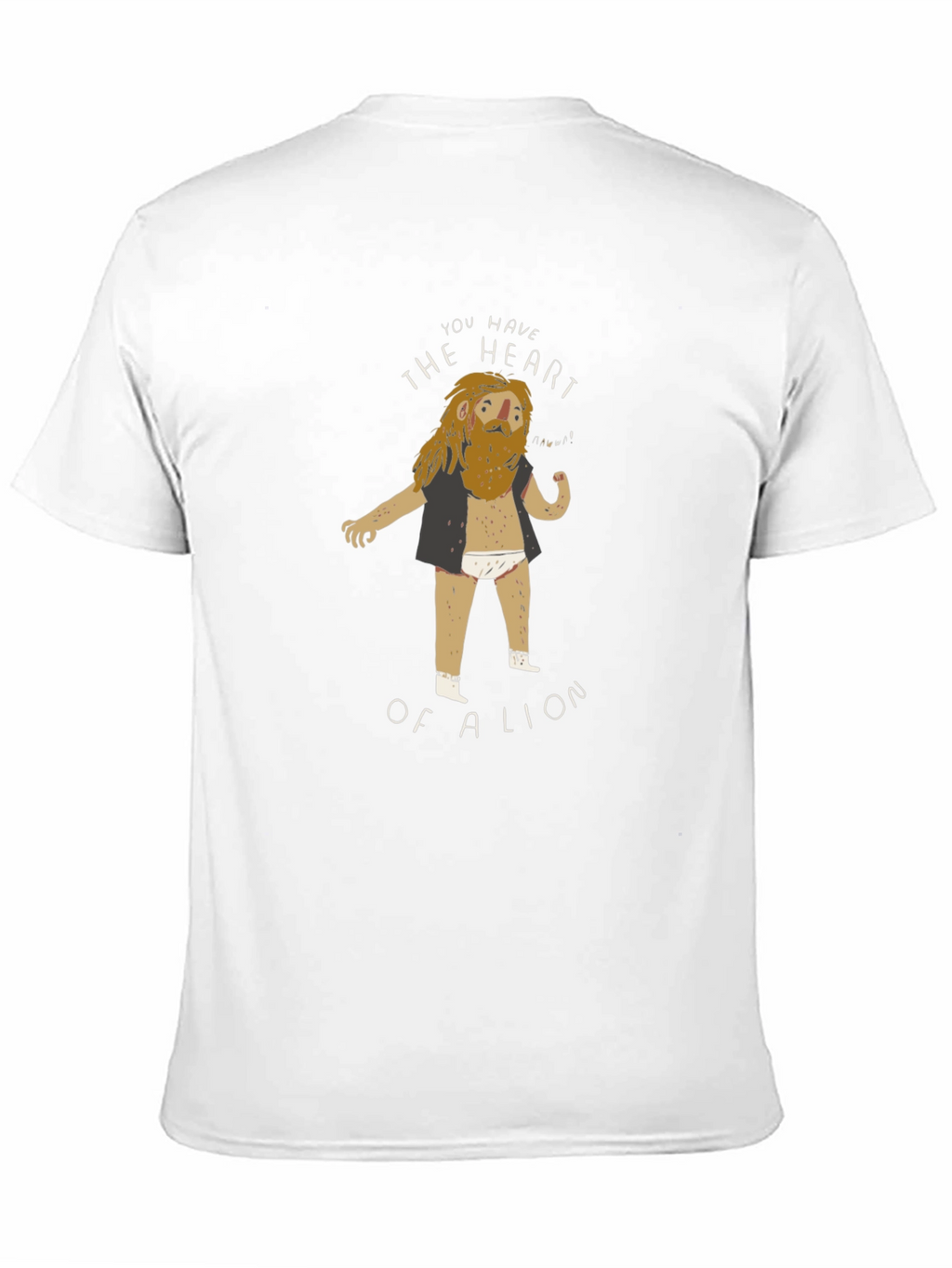 Lion Heart Graphic Tee - Funny T-Shirt