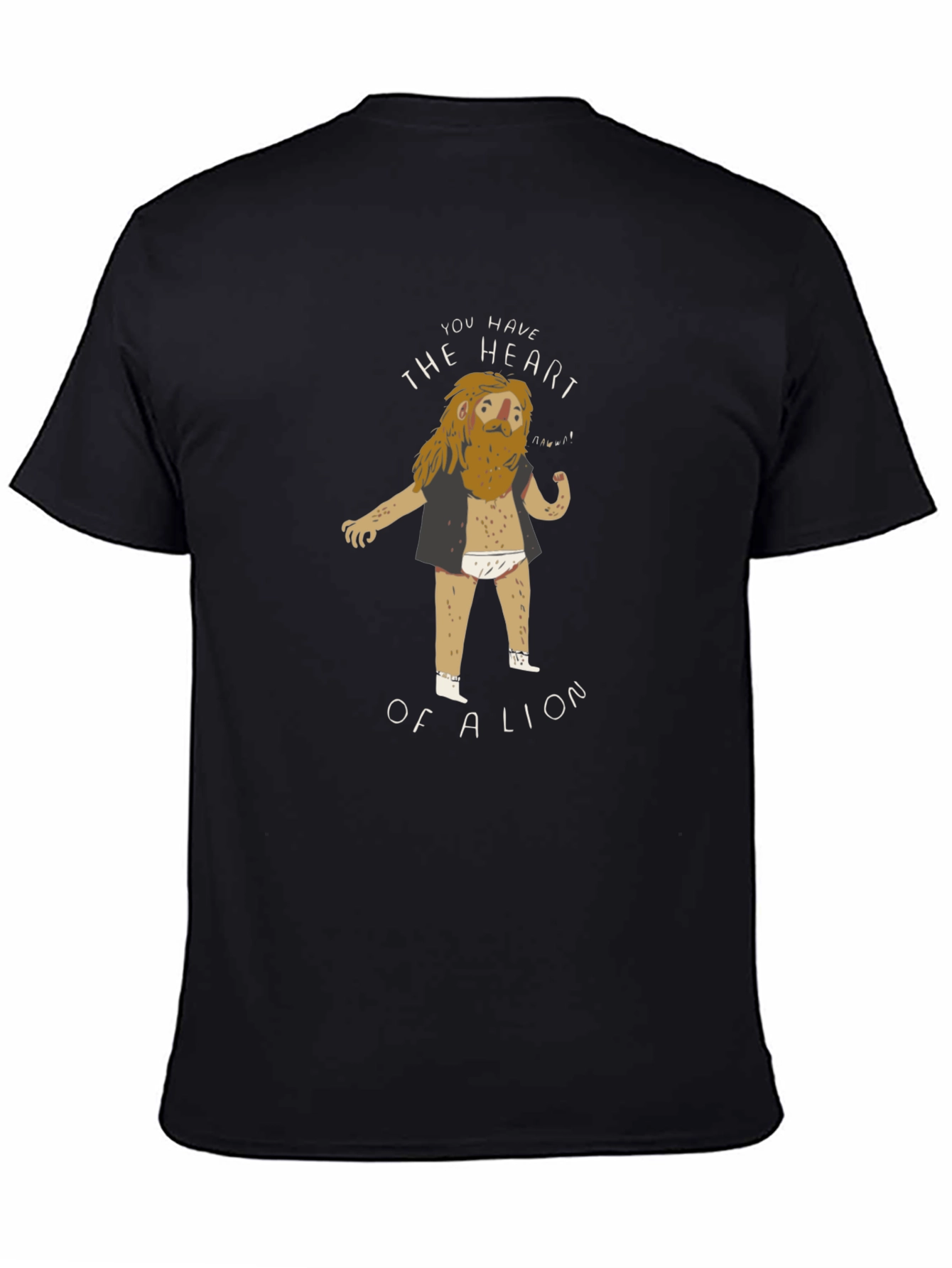 Lion Heart Graphic Tee - Funny T-Shirt