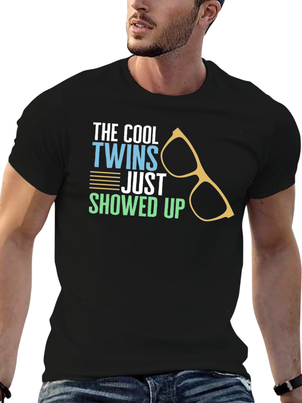 Cool Twins T-Shirt - Funny Graphic Tee