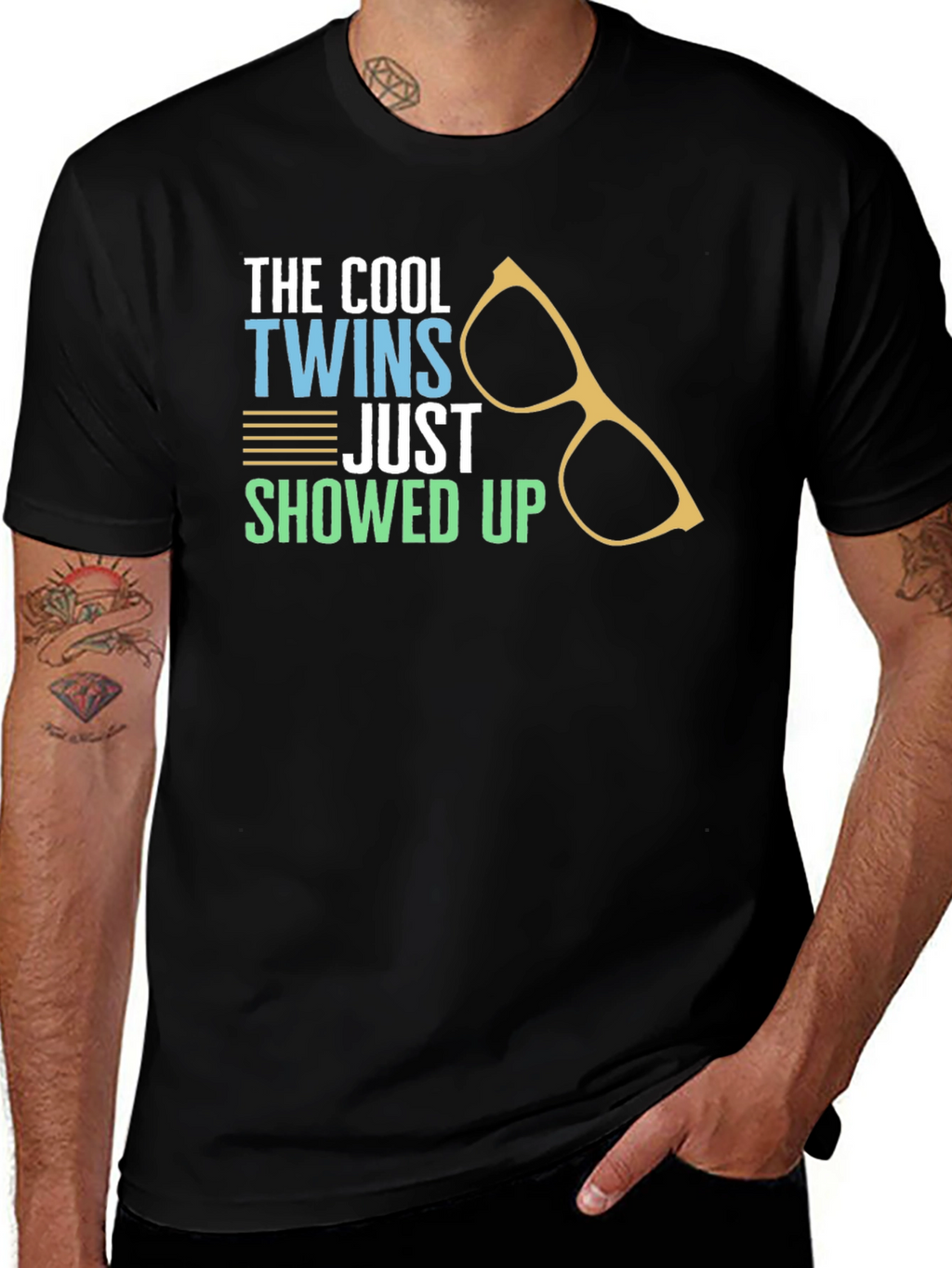 Cool Twins T-Shirt - Funny Graphic Tee