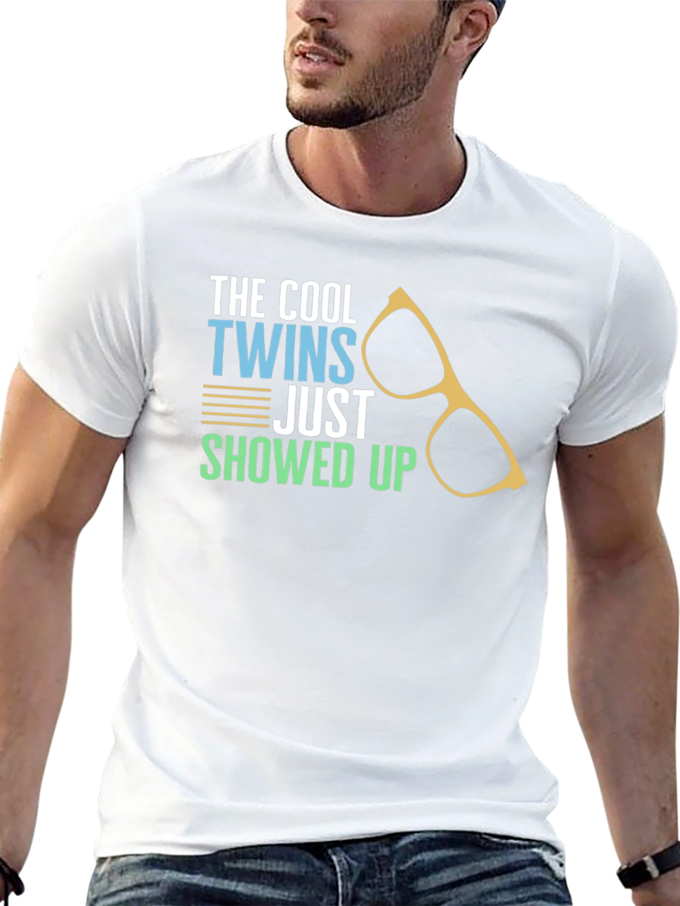Cool Twins T-Shirt - Funny Graphic Tee