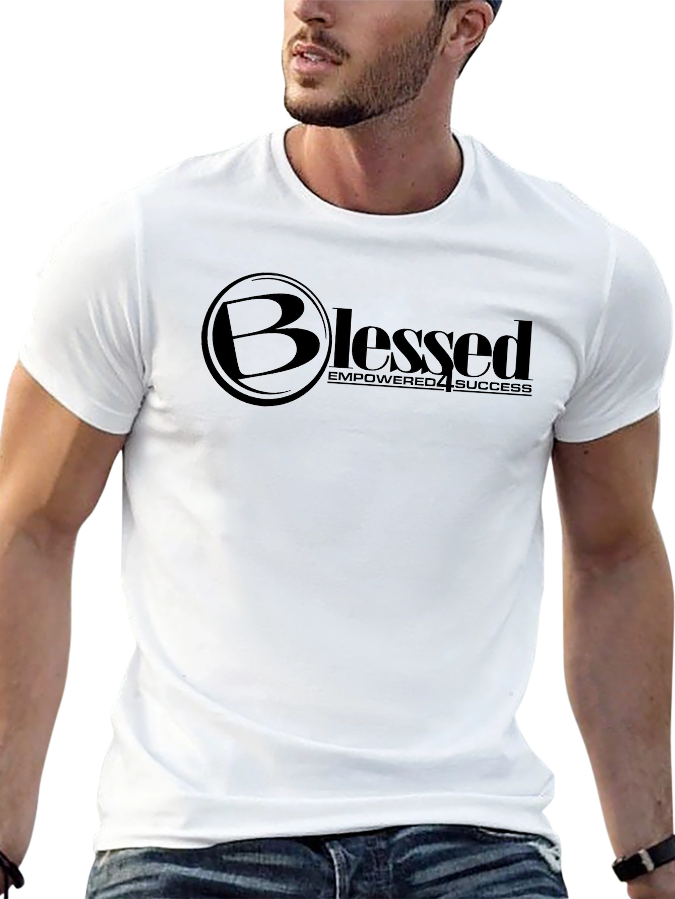 Blessed Empowered 4 Success Black T-Shirt