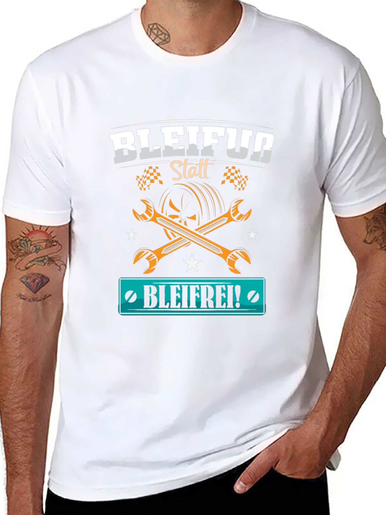 BLEIFUR Statt BLEIFREI! T-Shirt - Car Enthusiast Apparel