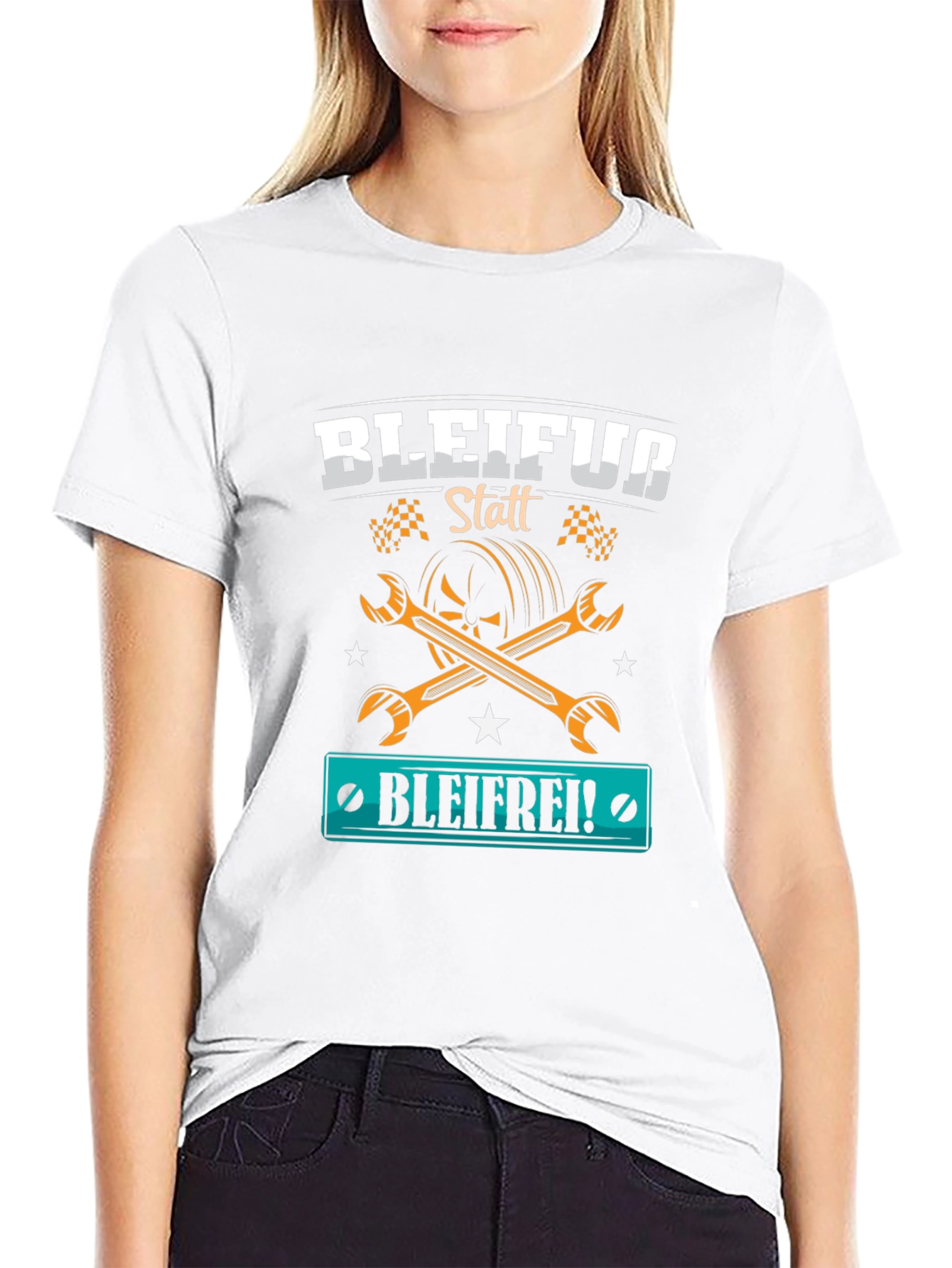 BLEIFUR Statt BLEIFREI! T-Shirt - Car Enthusiast Apparel