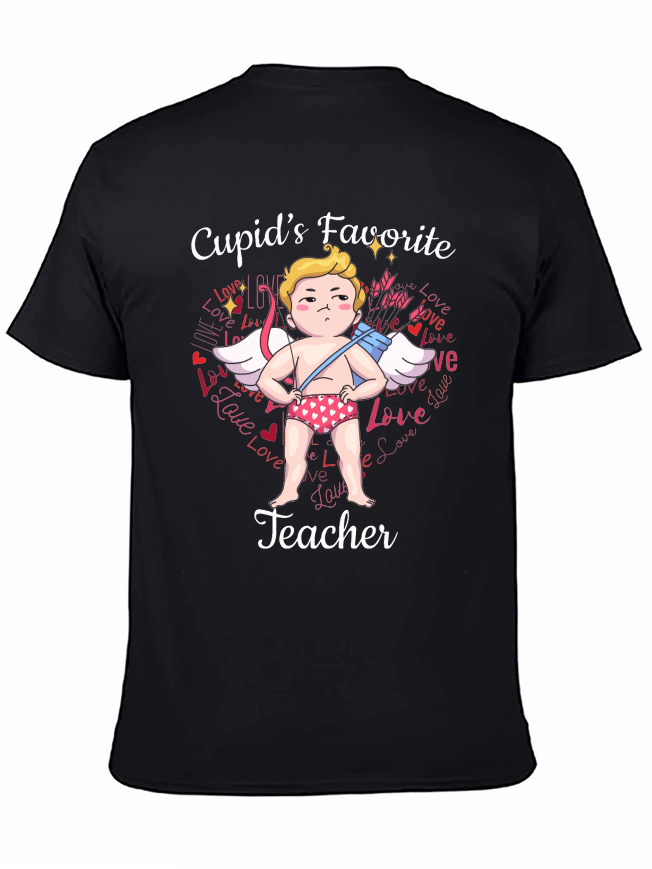 Cupids Favorite Teacher T-Shirt - Valentines Day
