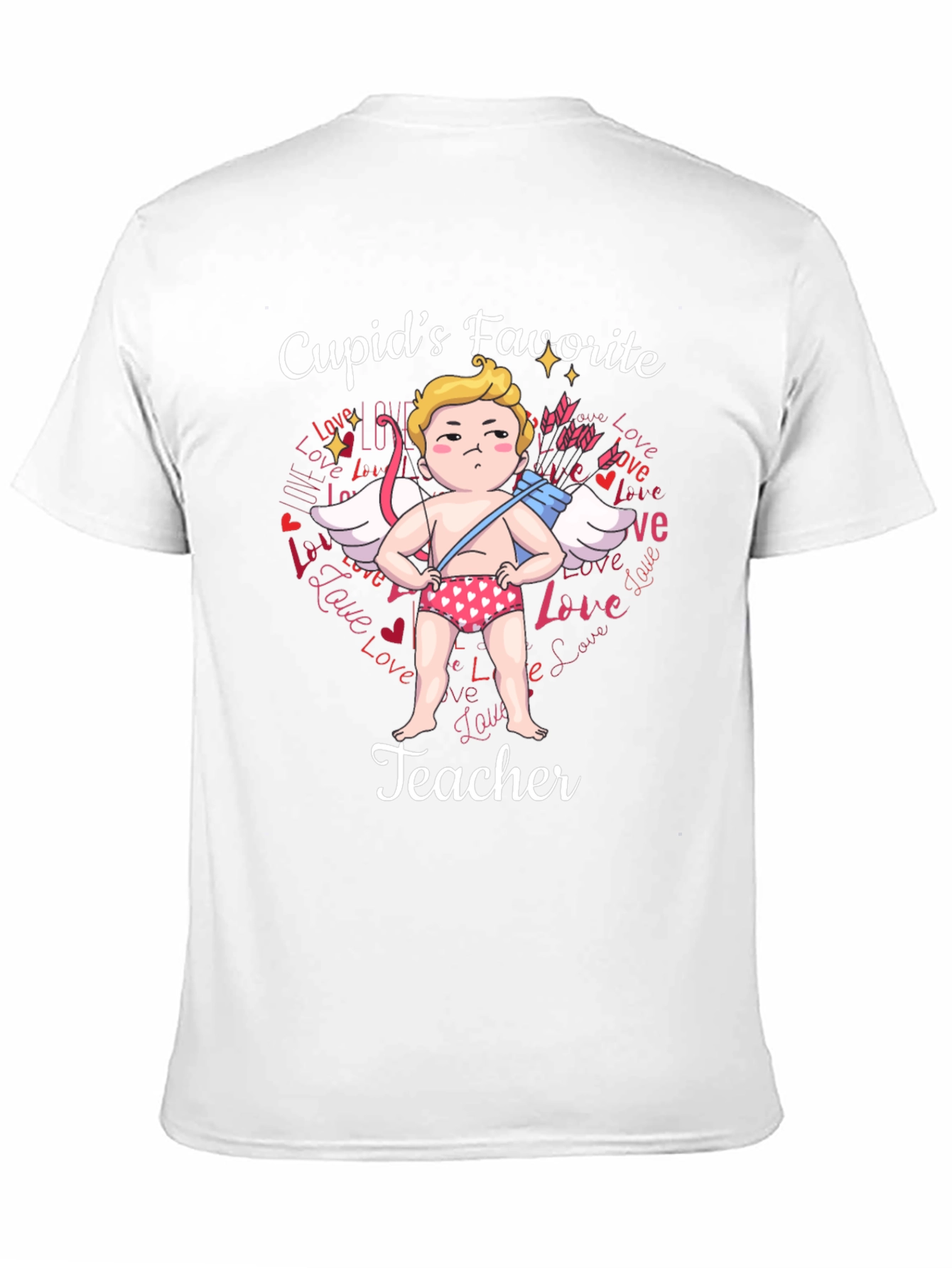 Cupids Favorite Teacher T-Shirt - Valentines Day