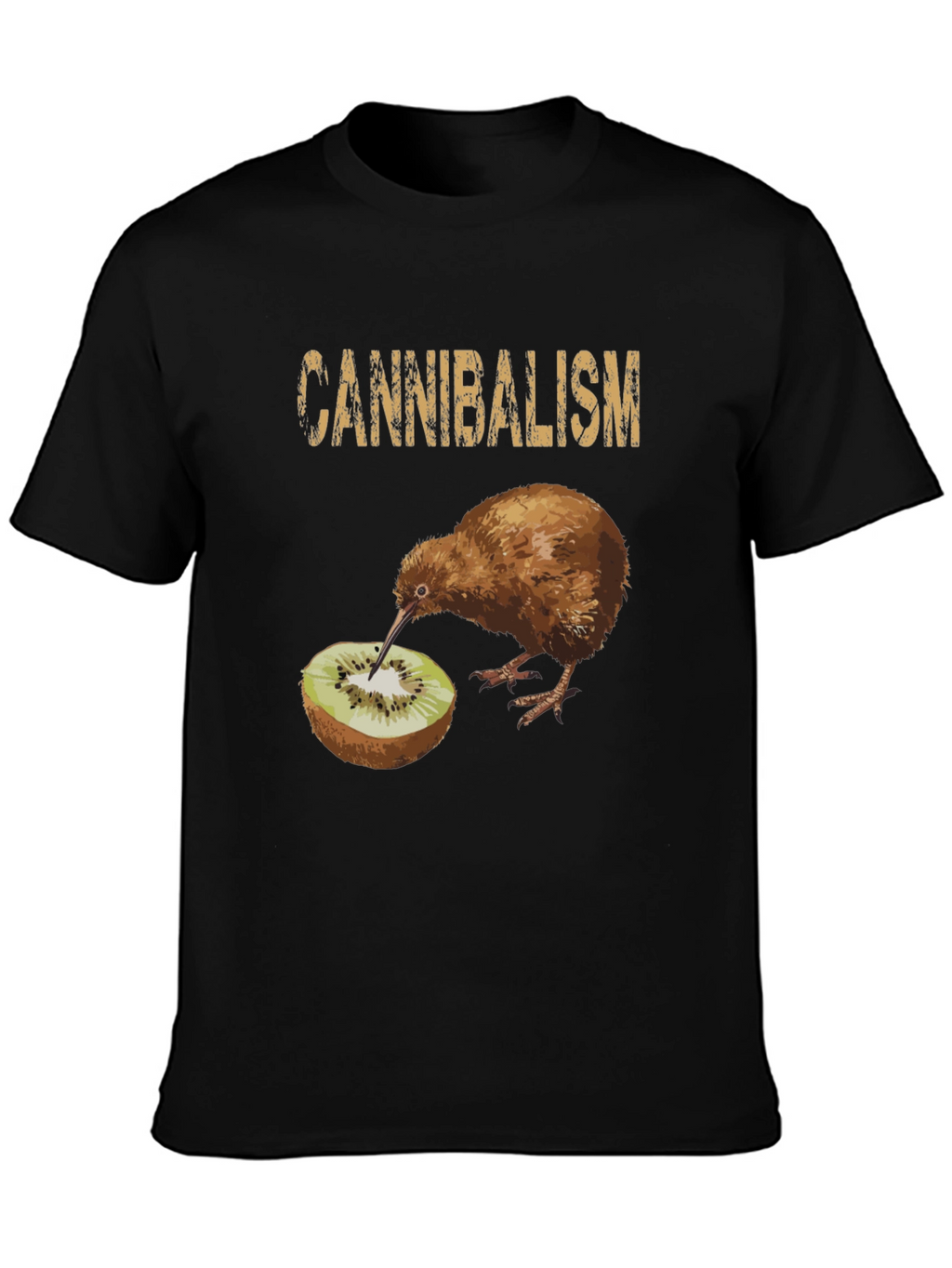 Cannibalism Kiwi Bird Graphic Tee
