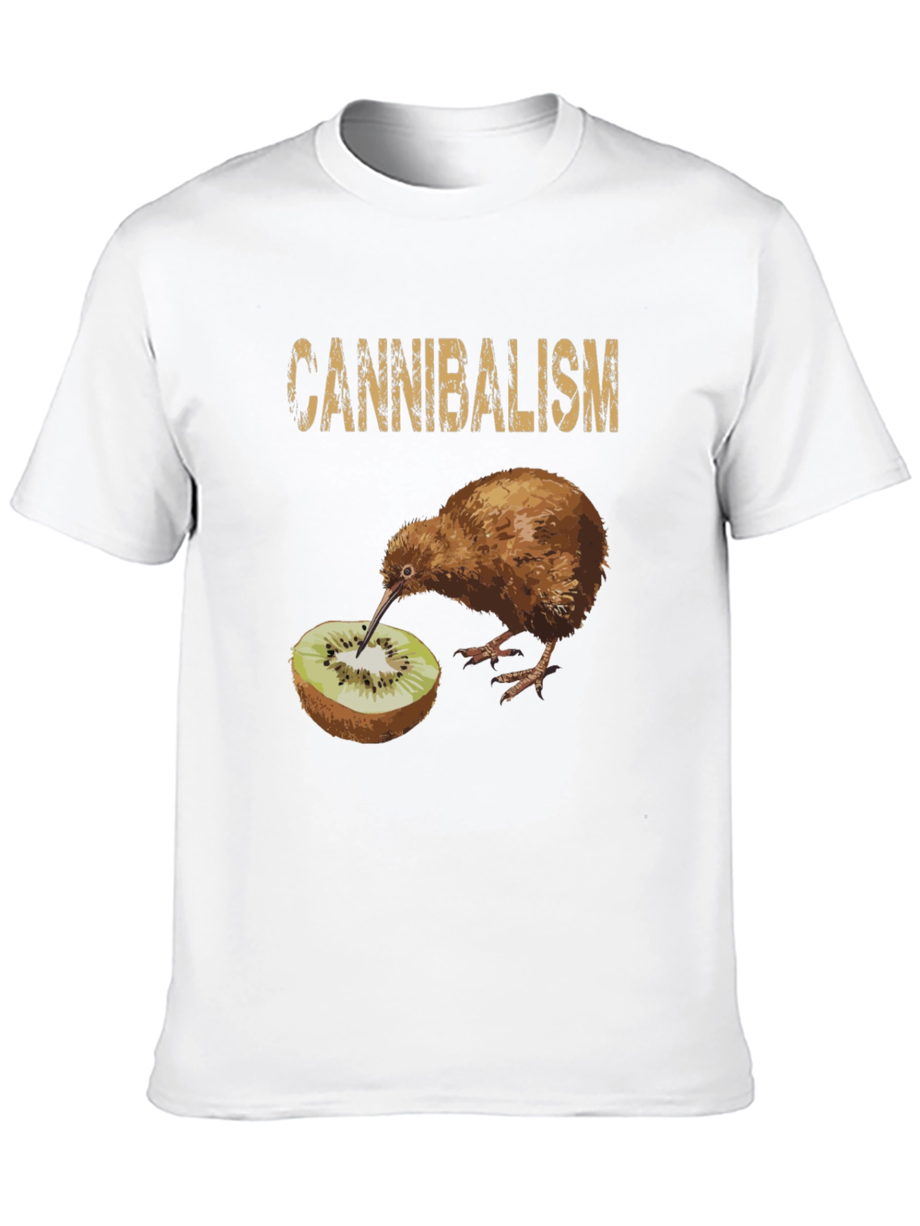 Cannibalism Kiwi Bird Graphic Tee