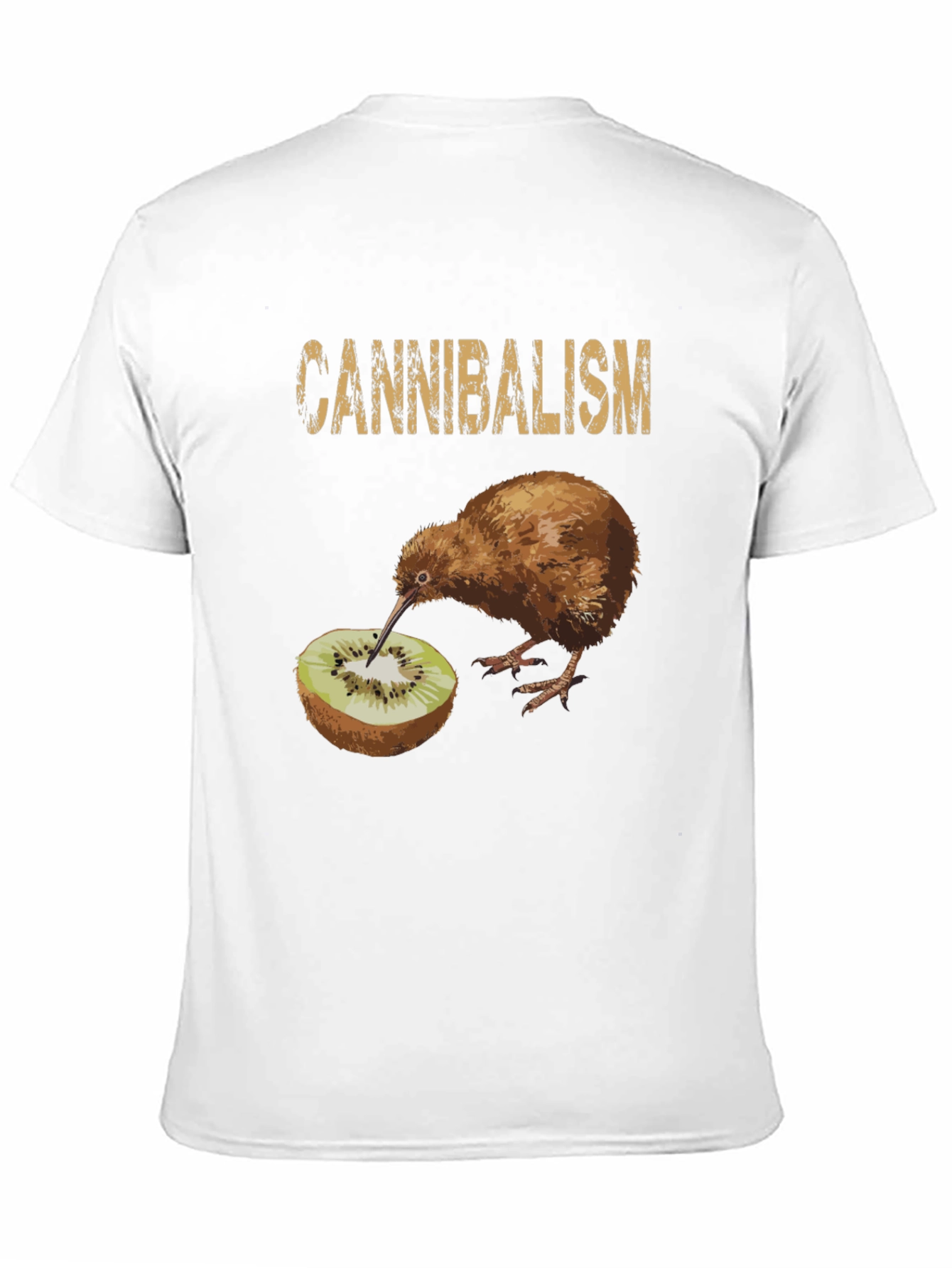 Cannibalism Kiwi Bird Graphic Tee