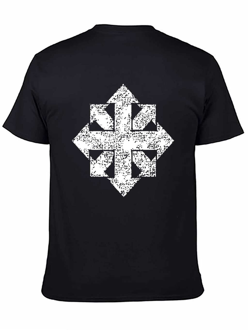 Distressed Arrow Cross Graphic Tee