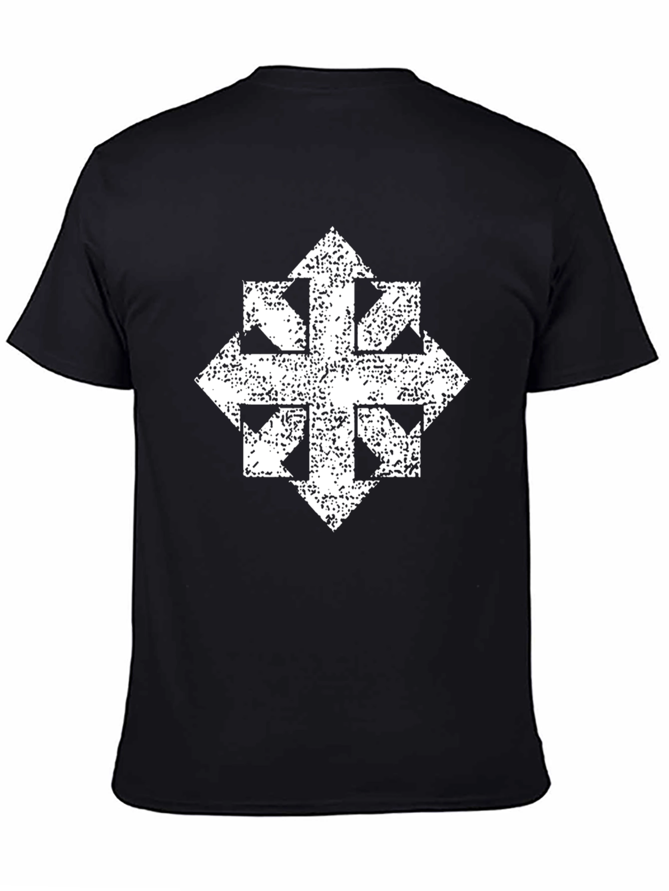 Distressed Arrow Cross Graphic Tee