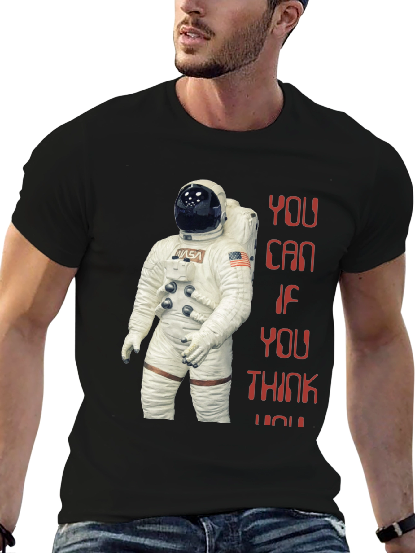 Astronaut Graphic T-Shirt - Reach for the Stars!