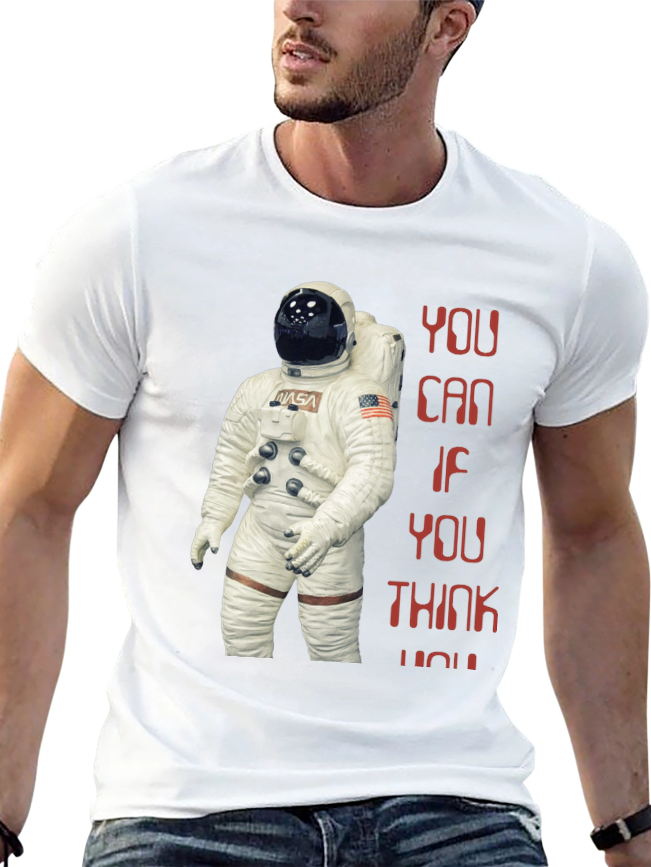 Astronaut Graphic T-Shirt - Reach for the Stars!