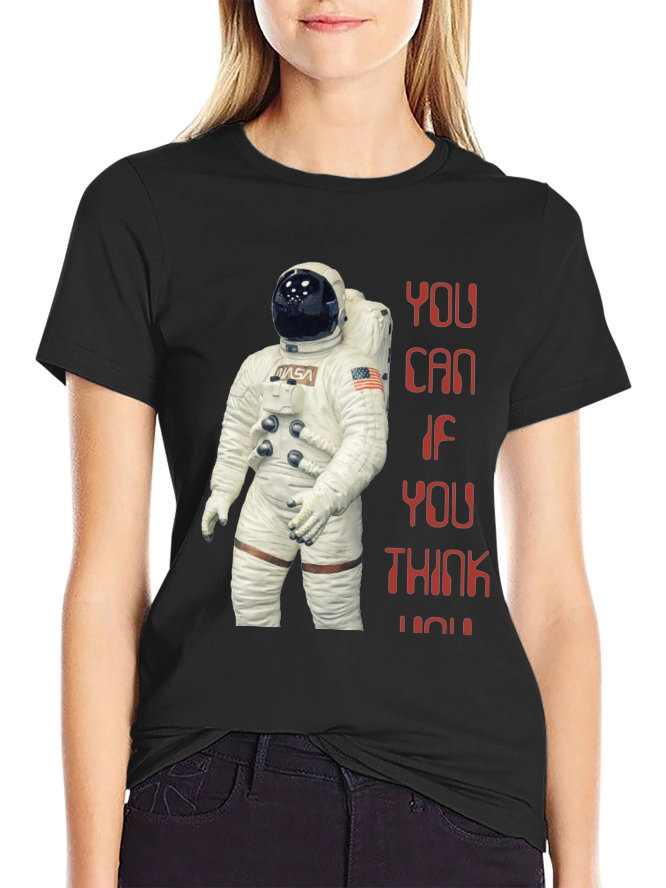 Astronaut Graphic T-Shirt - Reach for the Stars!