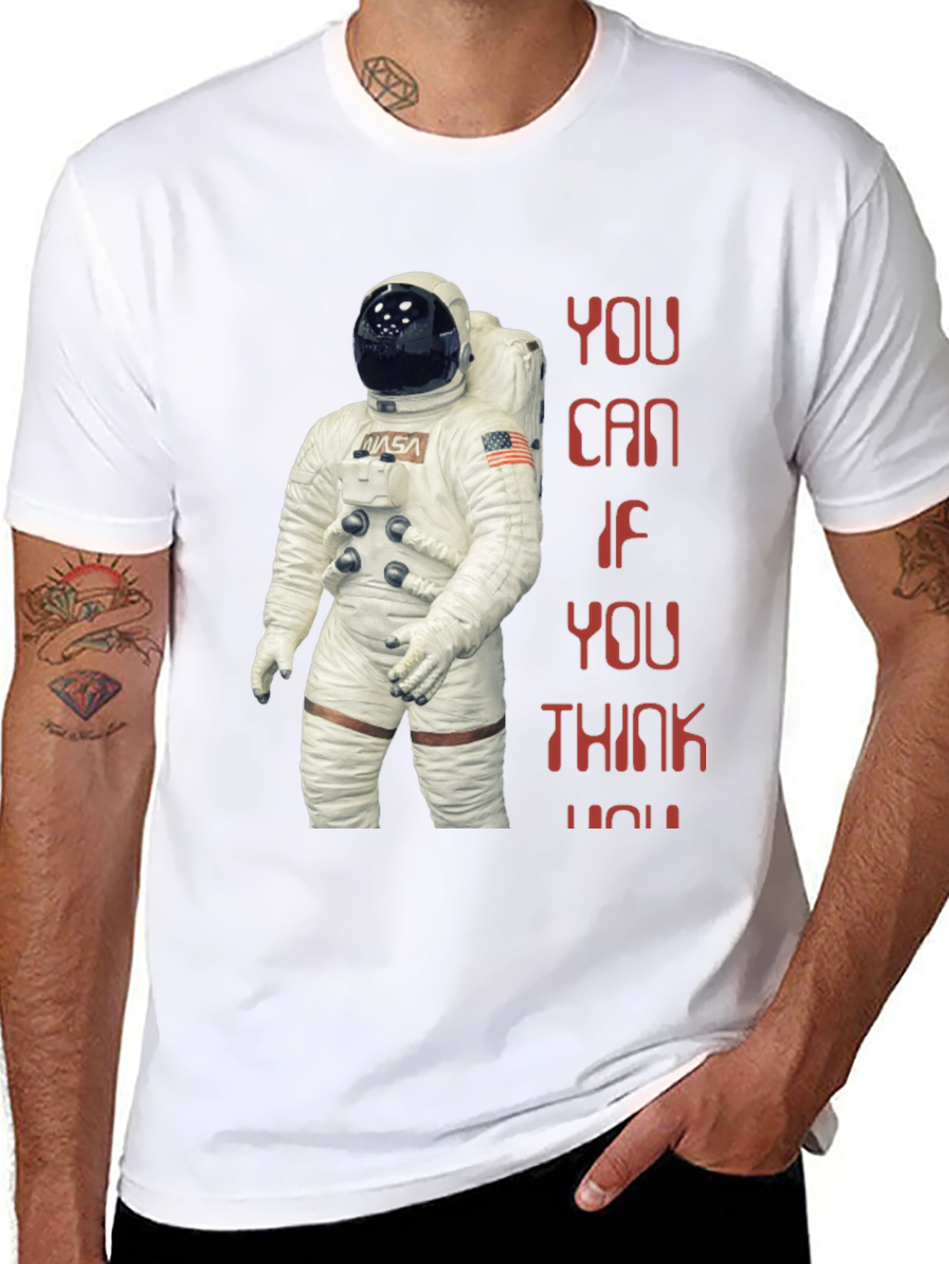 Astronaut Graphic T-Shirt - Reach for the Stars!