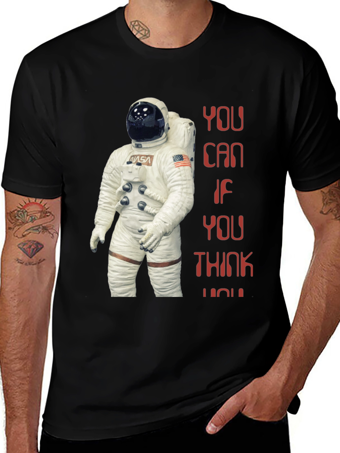 Astronaut Graphic T-Shirt - Reach for the Stars!