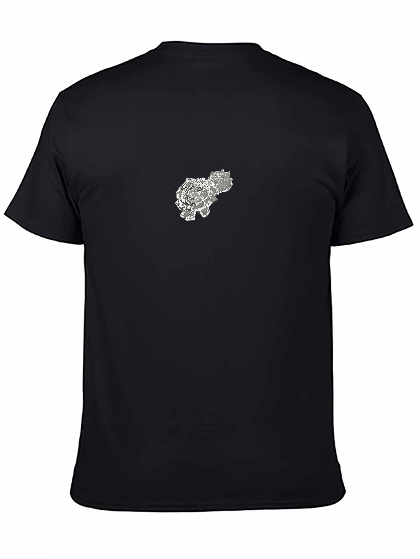 Black Rose Graphic Tee - Stylish Casual Wear