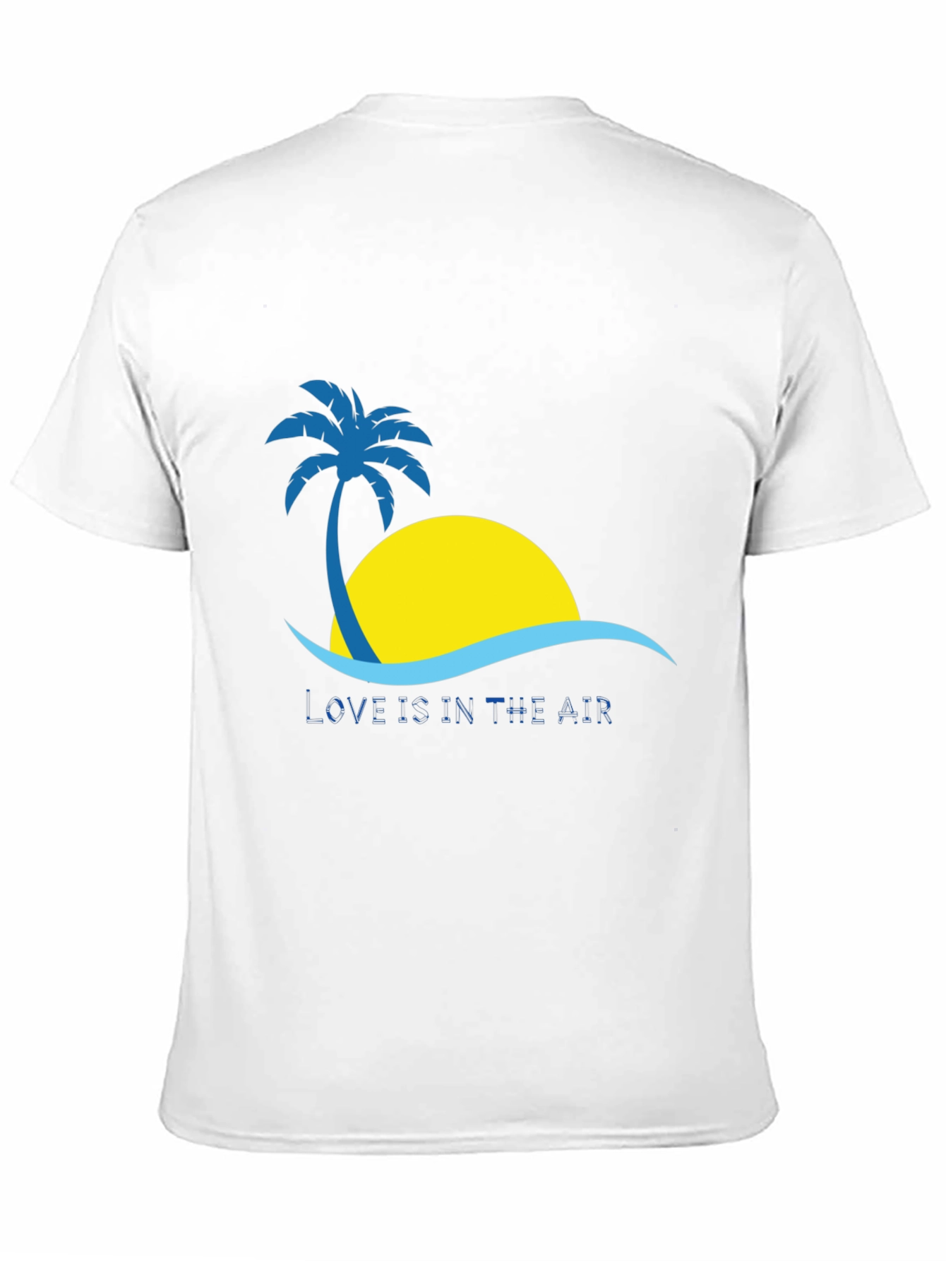 Tropical Paradise Graphic Tee - Black Cotton Shirt