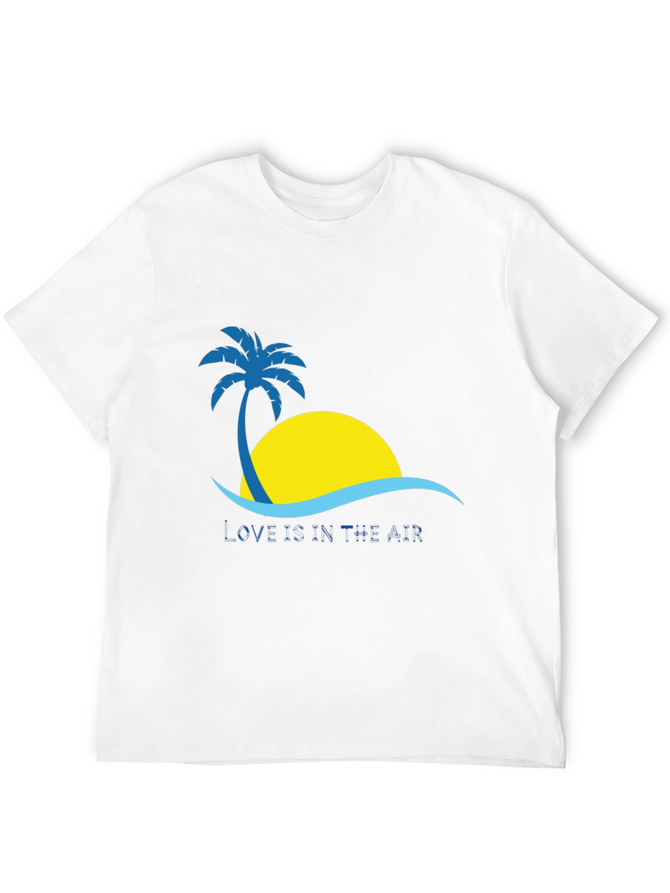 Tropical Paradise Graphic Tee - Black Cotton Shirt
