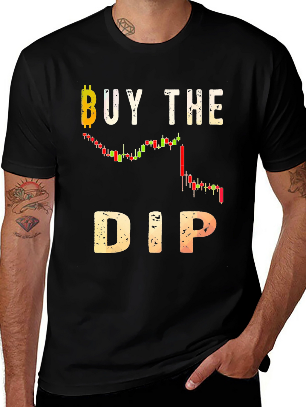 Buy The Dip Crypto T-Shirt Bitcoin