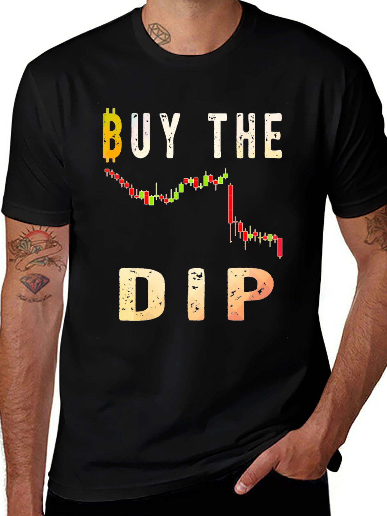Buy The Dip Crypto T-Shirt Bitcoin