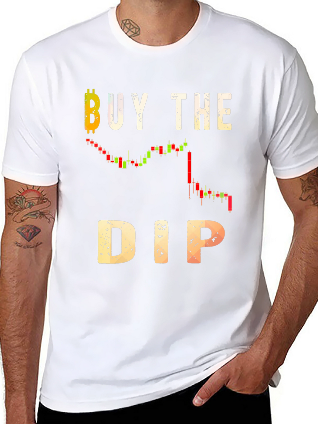 Buy The Dip Crypto T-Shirt Bitcoin