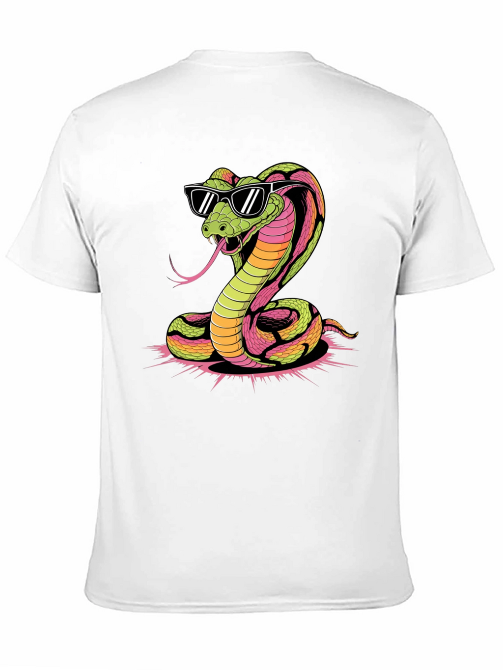 Cool Cobra Graphic Tee - Black