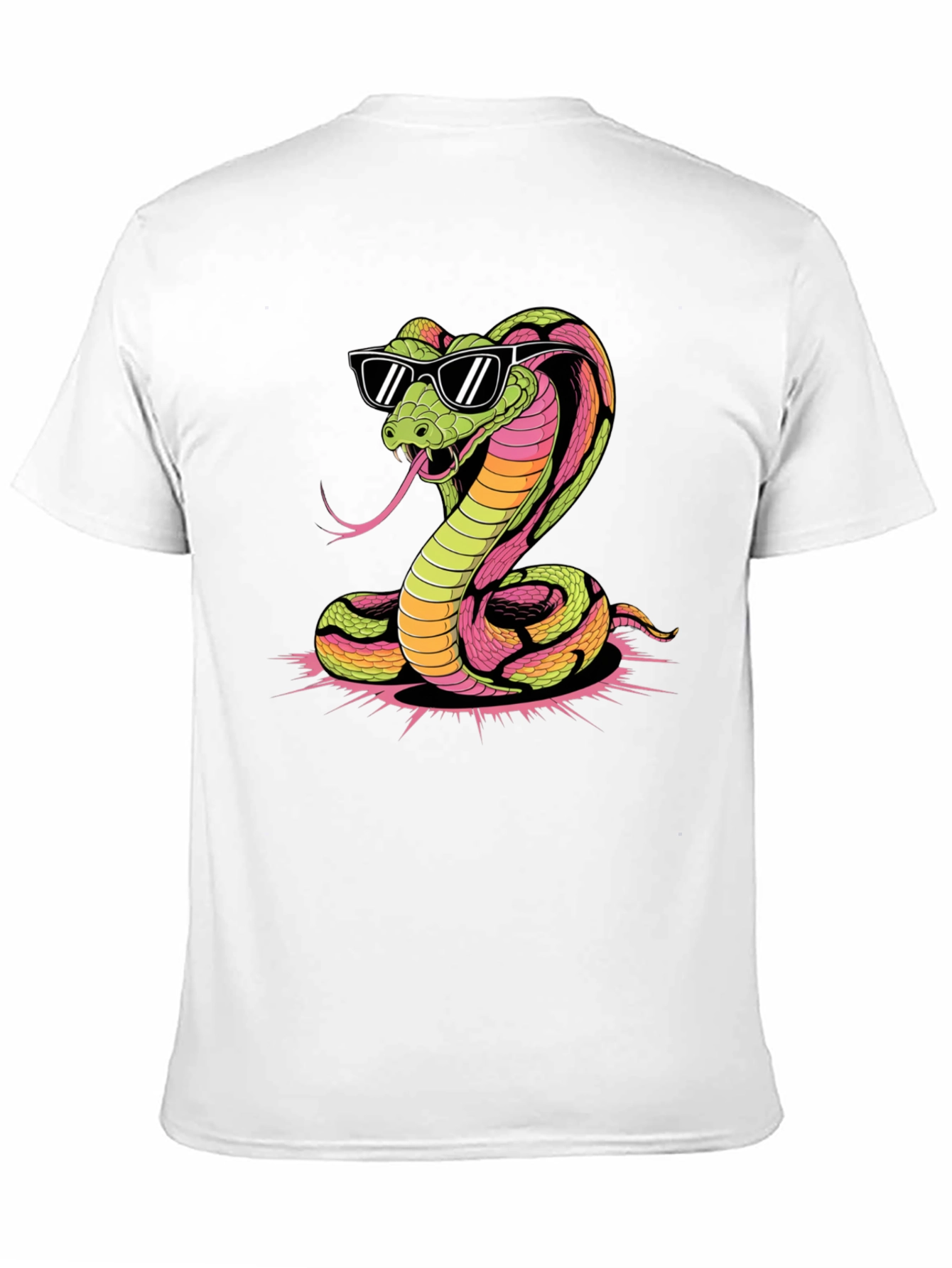 Cool Cobra Graphic Tee - Black