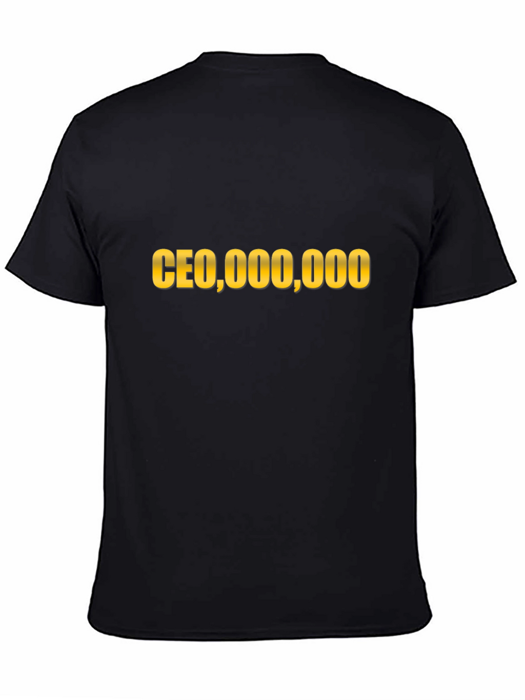 CEO Millionaire T-Shirt - Black Cotton Tee