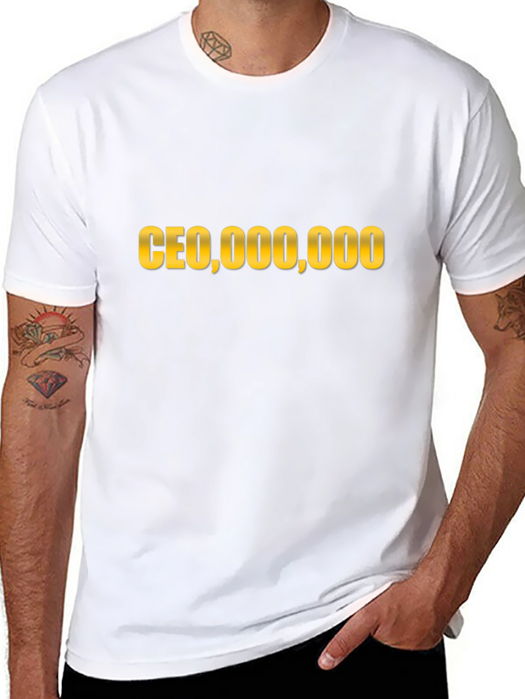 CEO Millionaire T-Shirt - Black Cotton Tee