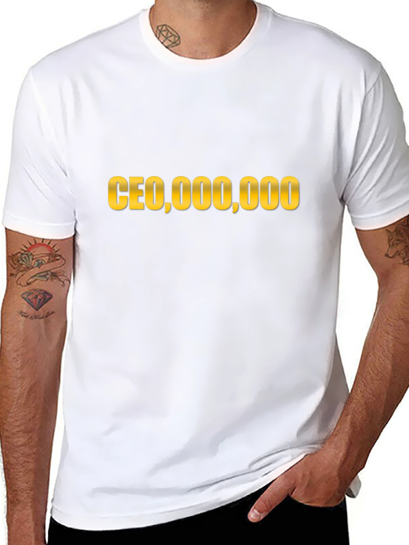 CEO Millionaire T-Shirt - Black Cotton Tee