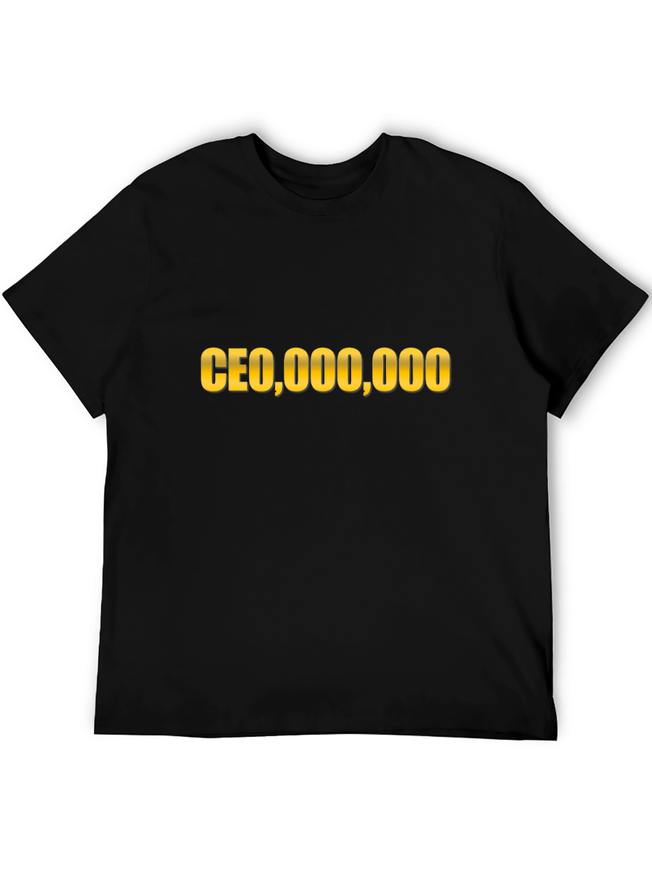 CEO Millionaire T-Shirt - Black Cotton Tee