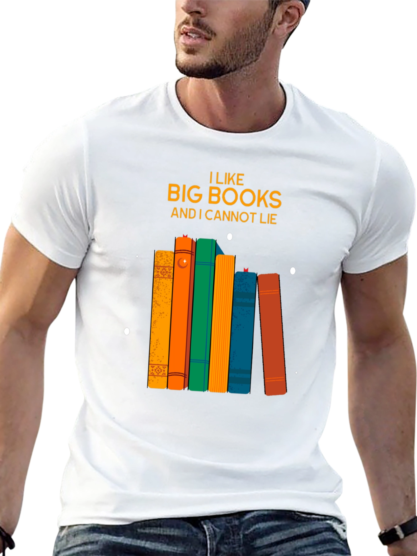 Big Books Graphic Tee - Funny Book Lover Shirt