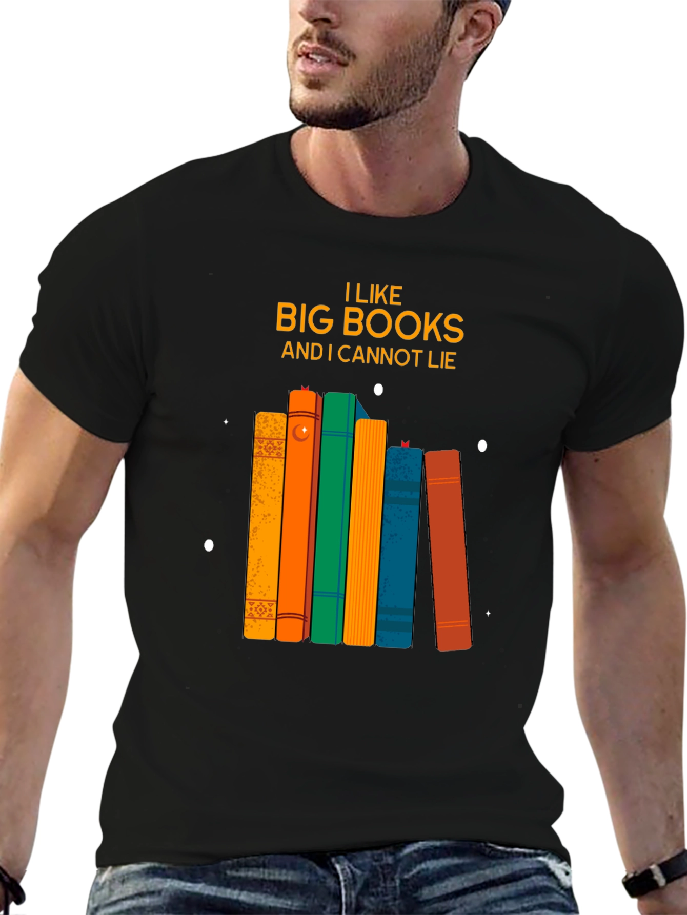 Big Books Graphic Tee - Funny Book Lover Shirt