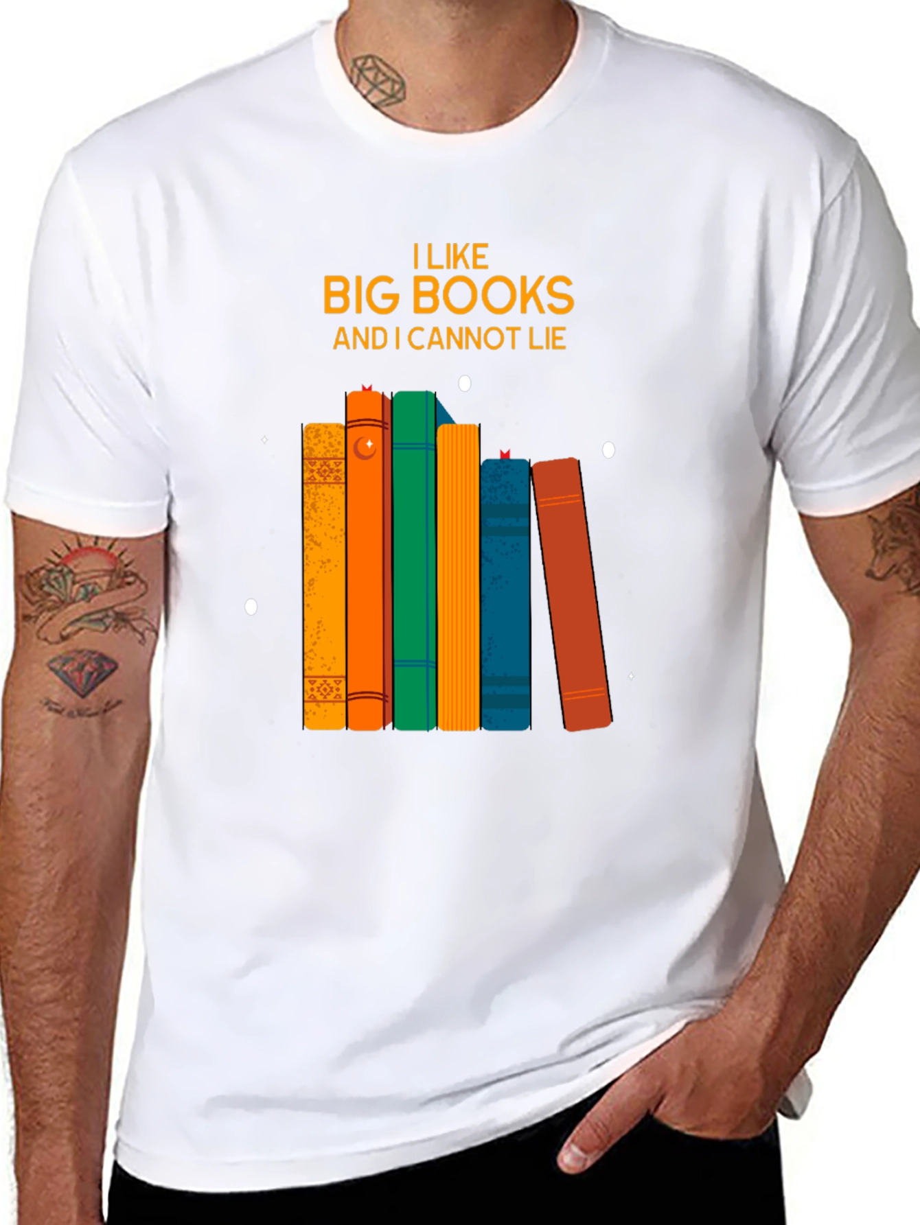 Big Books Graphic Tee - Funny Book Lover Shirt