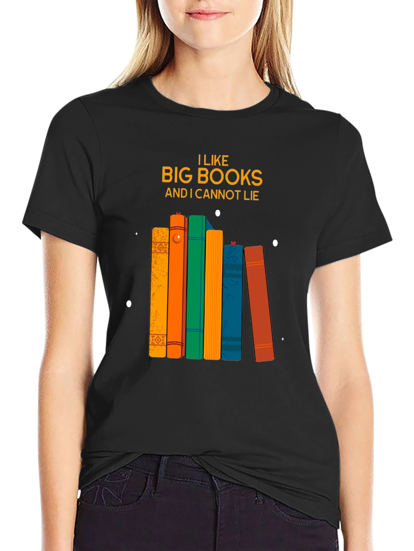Big Books Graphic Tee - Funny Book Lover Shirt