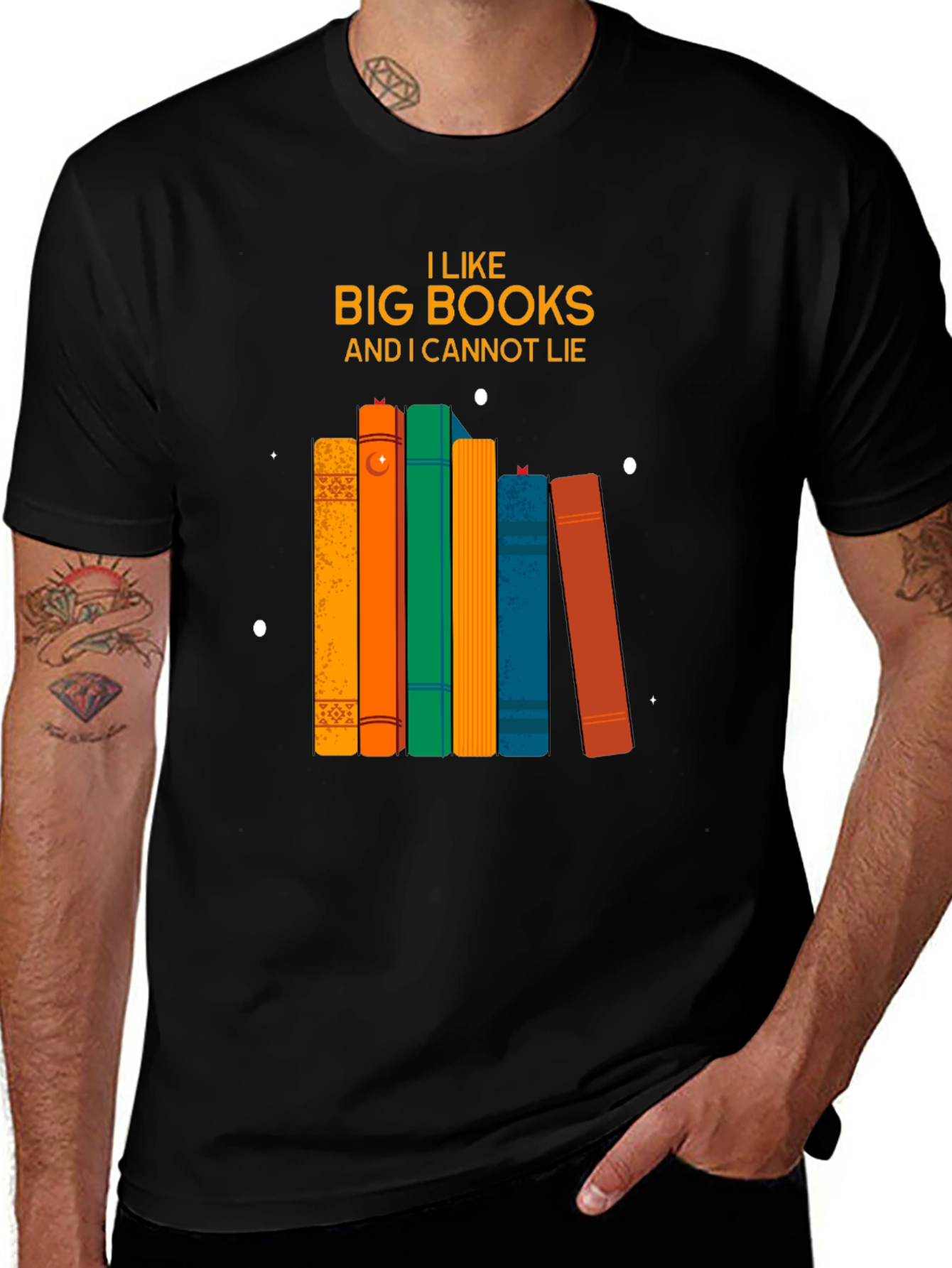 Big Books Graphic Tee - Funny Book Lover Shirt