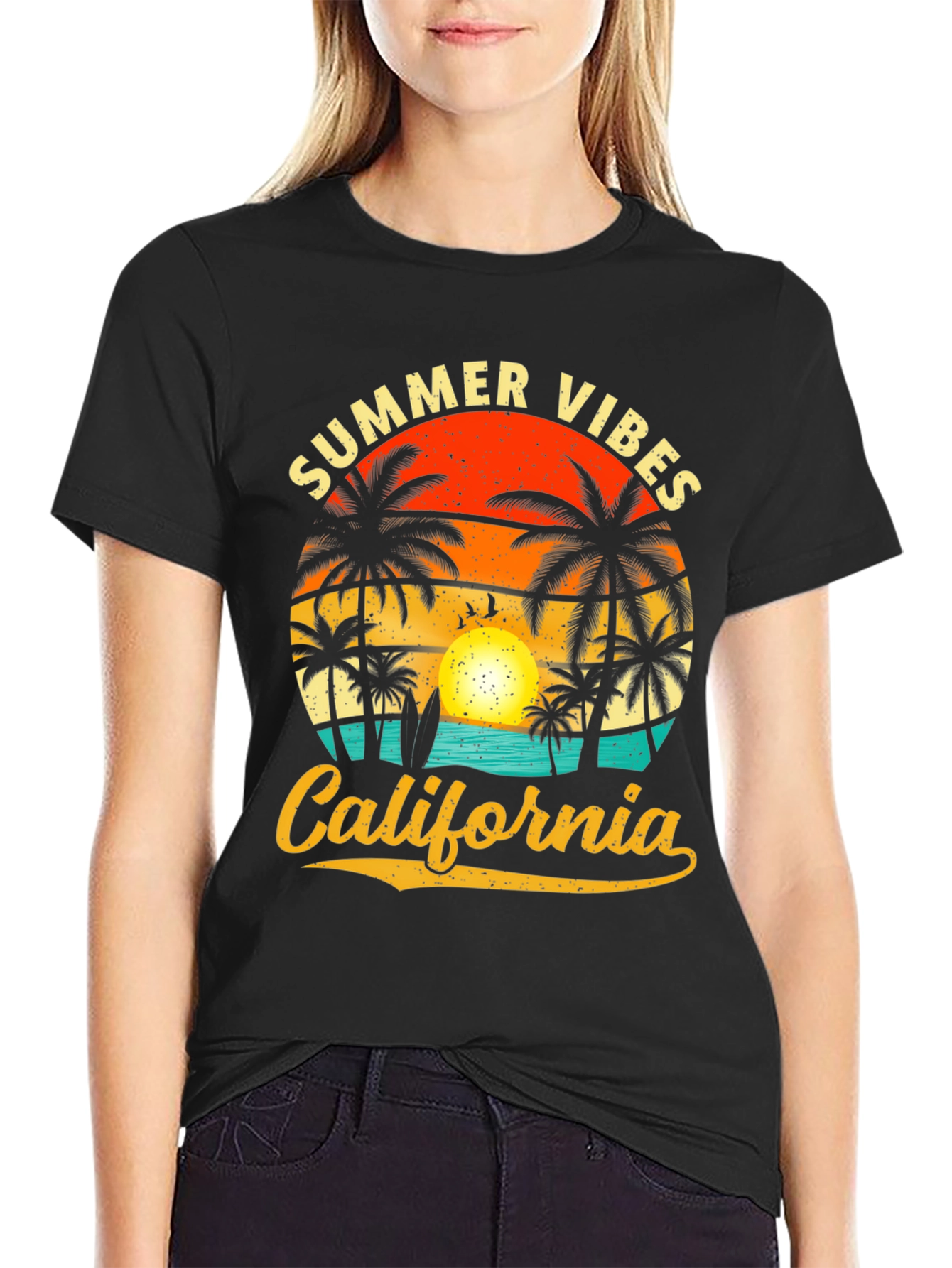 Summer Vibes California Graphic Tee