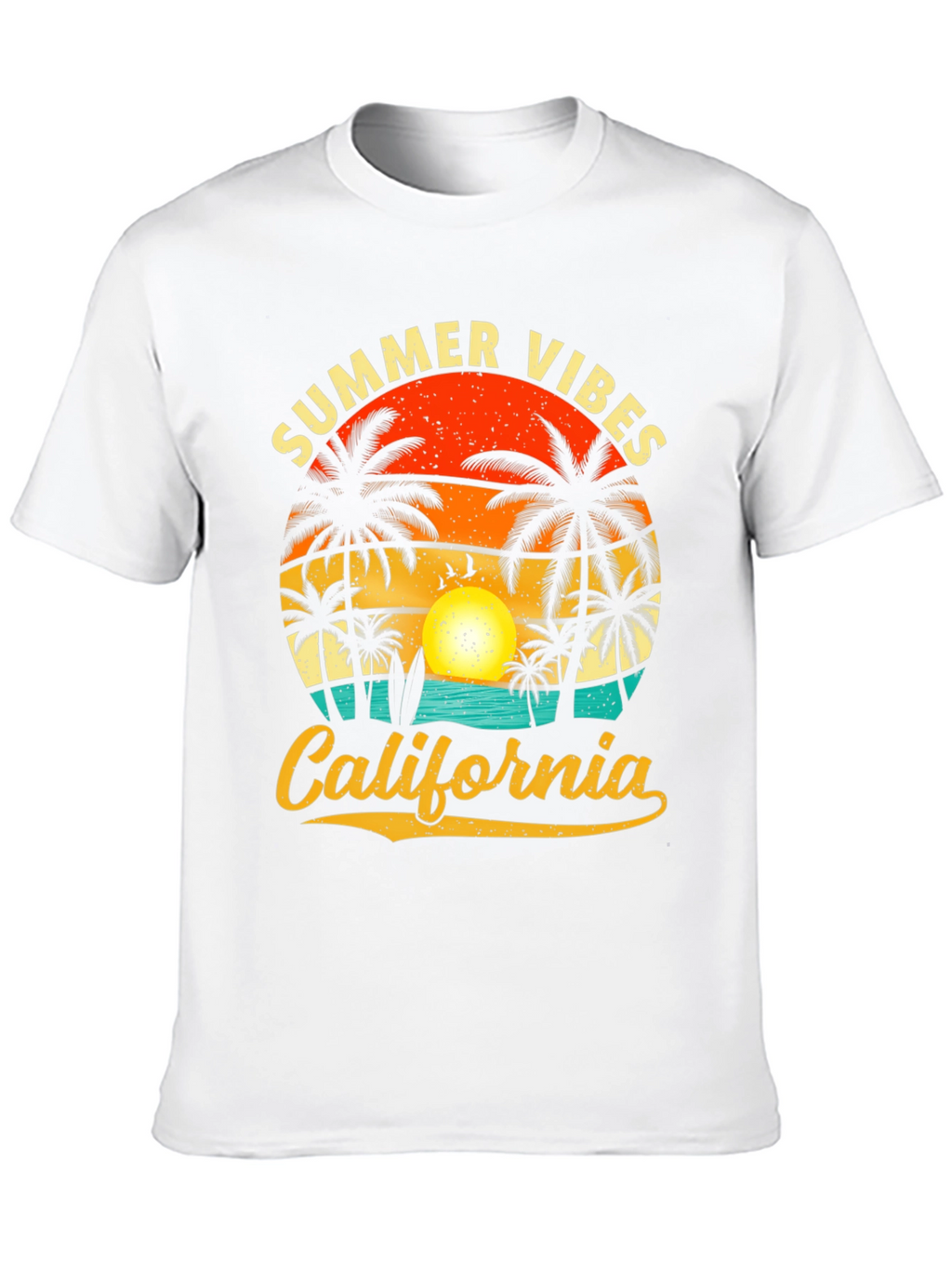Summer Vibes California Graphic Tee