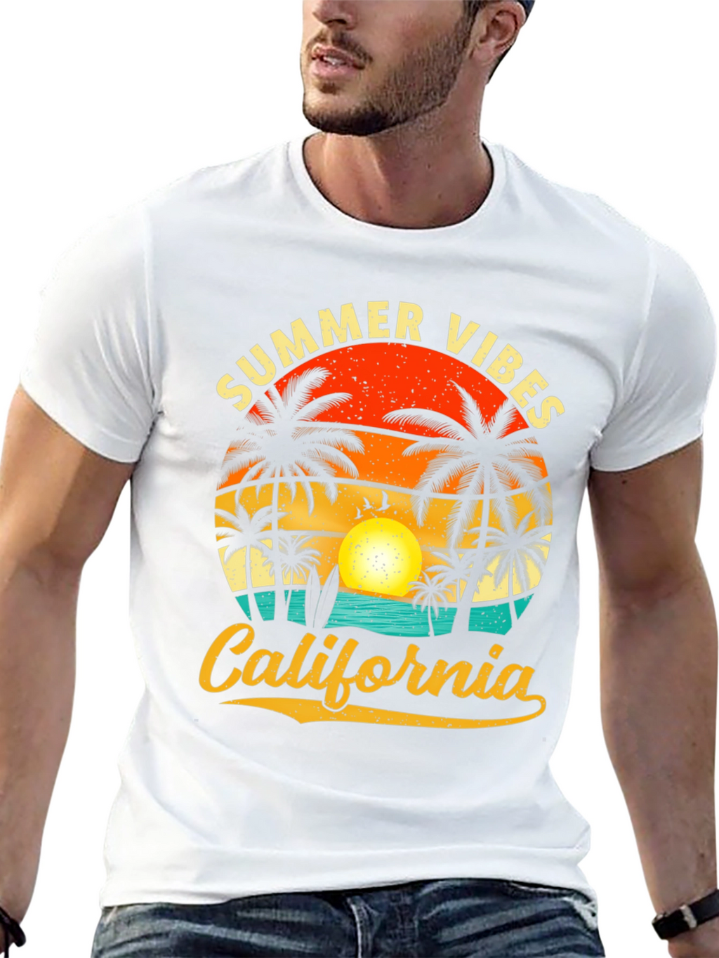 Summer Vibes California Graphic Tee