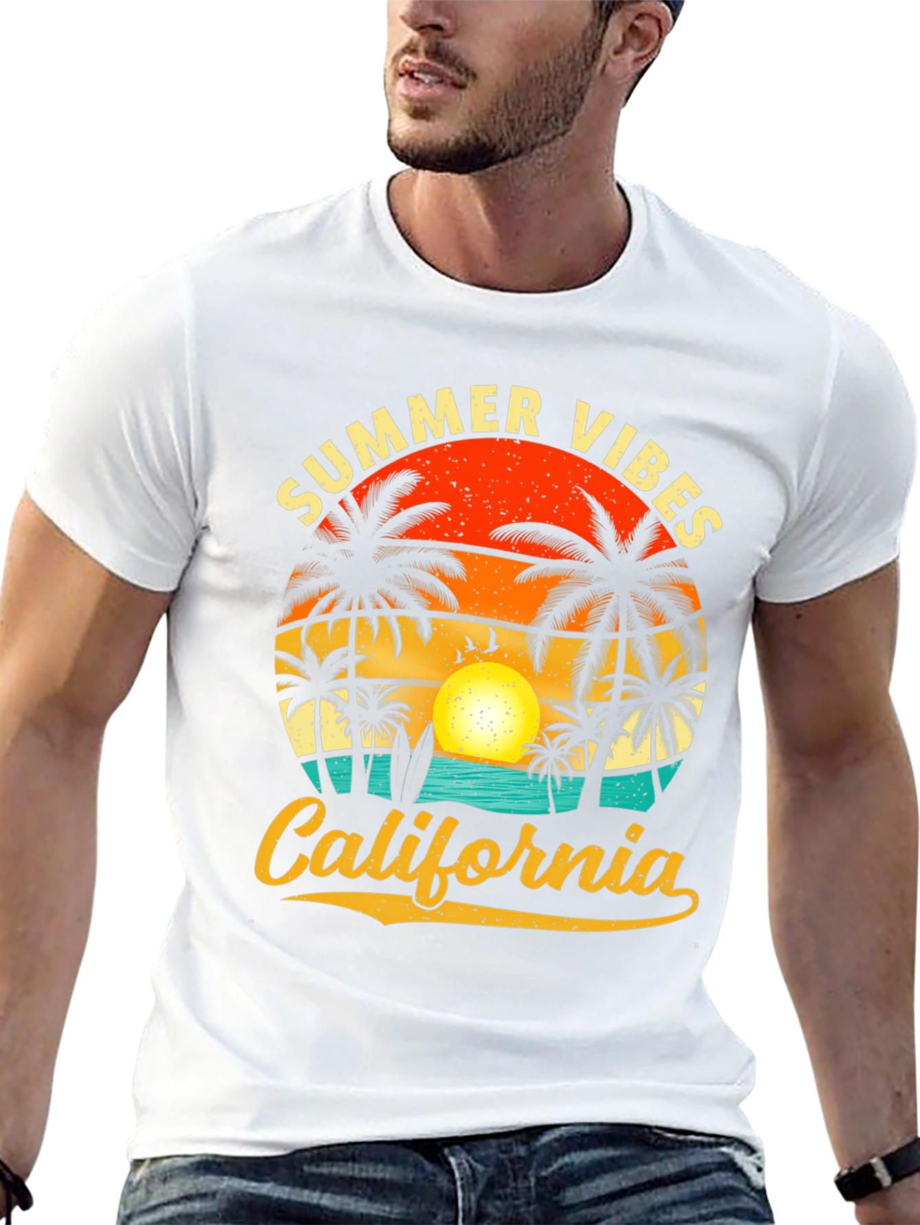 Summer Vibes California Graphic Tee