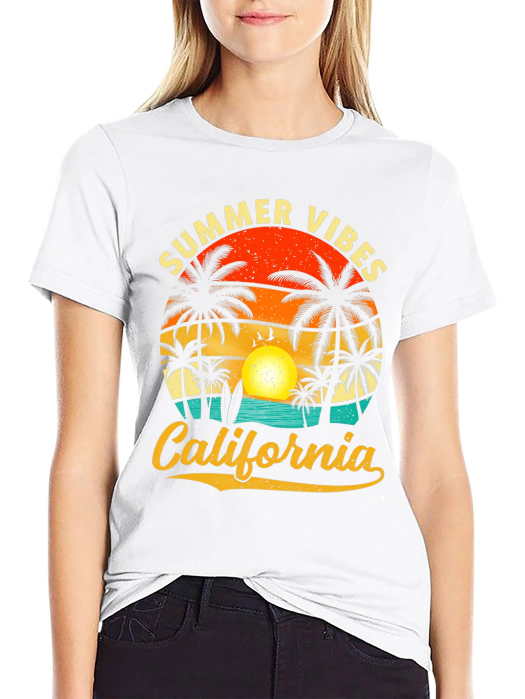Summer Vibes California Graphic Tee