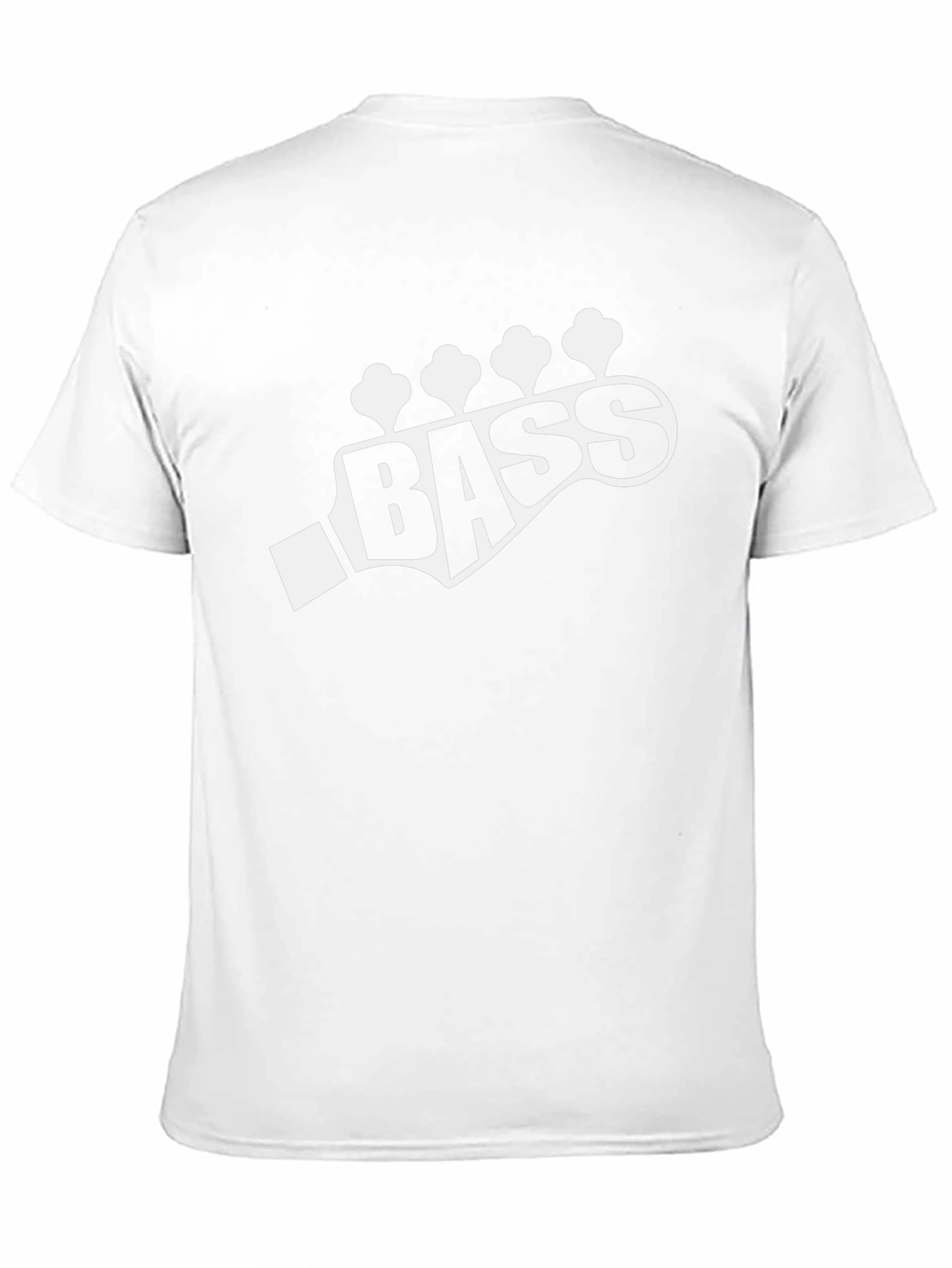 Bass Guitar Headstock T-Shirt - Music Lover Tee