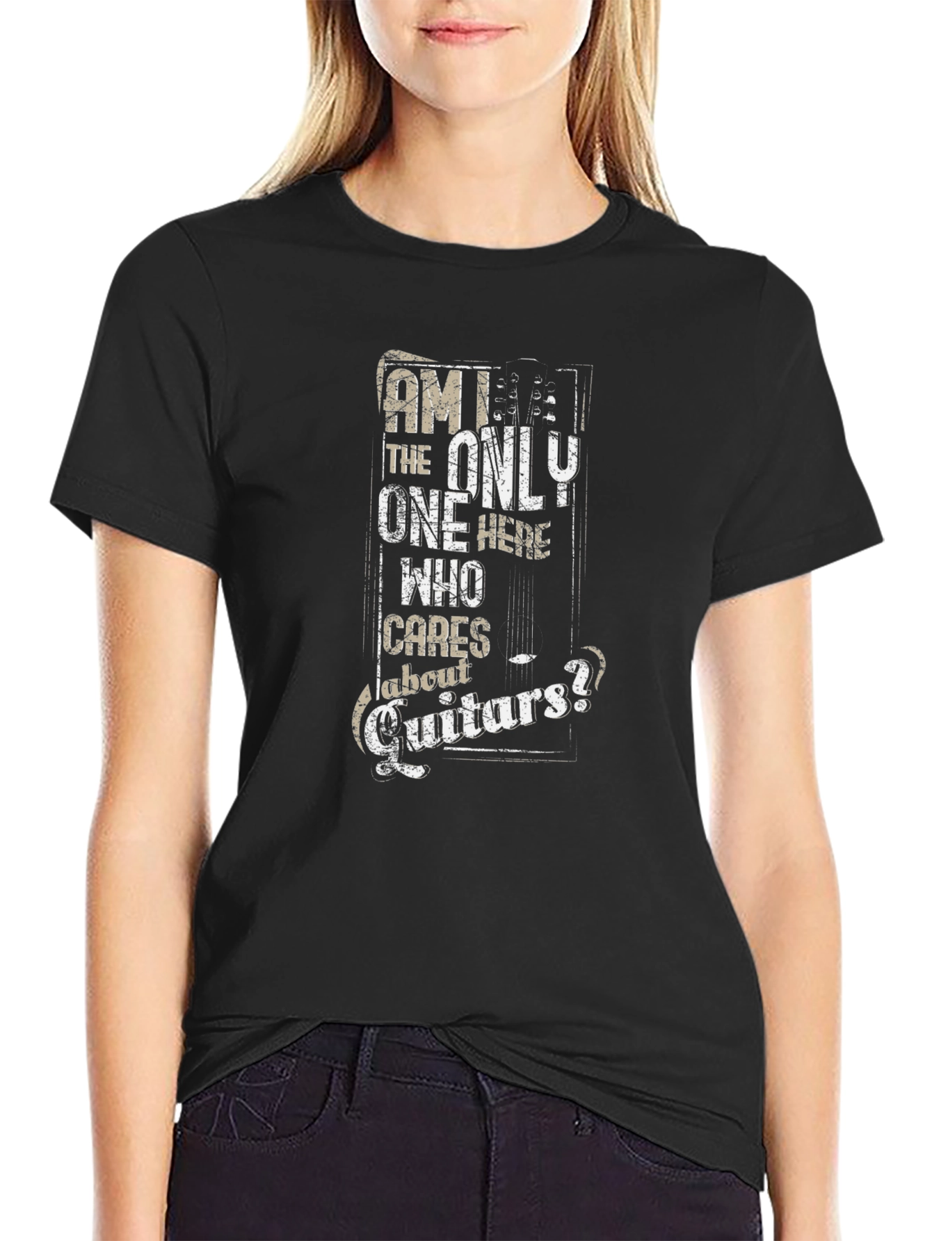 Am I the Only One Who Cares About Guitars? T-Shirt